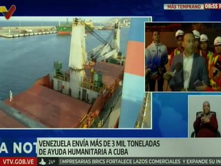 Venezuela envía ayuda humanitaria a Cuba: Más de 3 mil toneladas desde La Guaira