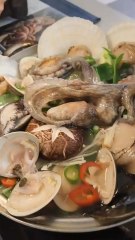 Breakfast menu seafood octopus