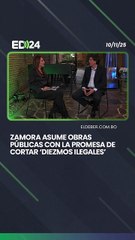 Zamora asume Obras Públicas con la promesa de cortar 'diezmos ilegales'