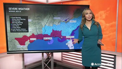 Snow accumulates in high elevations as temperatures plummet in the Southeast
