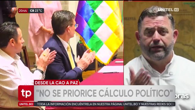 “No se debe priorizar cálculos políticos”, dice la CAO y pide priorizar la Bolivia productiva