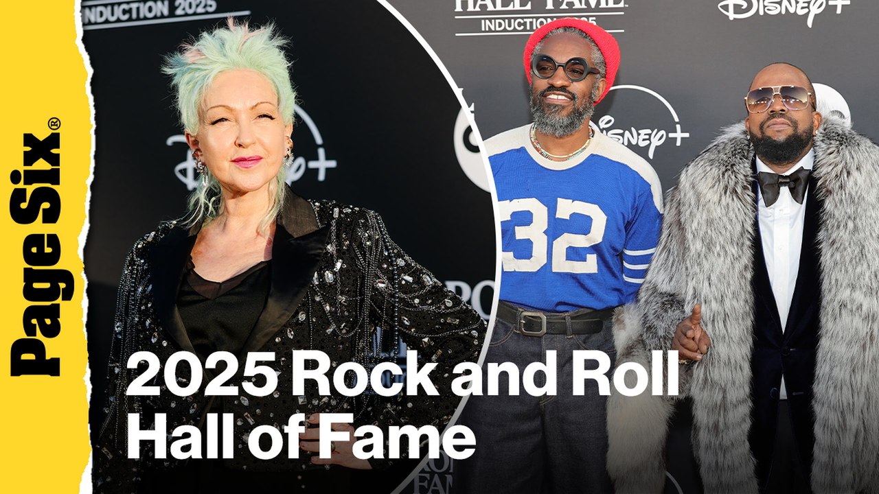 Cyndi Lauper, Outkast, Salt-N-Pepa and more celebrities attend the 2025 Rock and Roll Hall of Fame