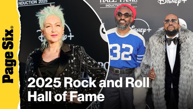 Cyndi Lauper, Outkast, Salt-N-Pepa and more celebrities attend the 2025 Rock and Roll Hall of Fame