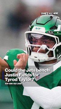 Should the Jets bench Justin Fields for Tyrod Taylor? | Gang's All Here
