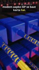 Modem क्या  Router क्यों  difference b/w Modem & router #facts #tech #technology #modem #router #in