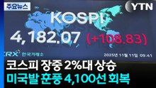 '셧다운 해제 기대감' 코스피 4,100 회복...SK하이닉스 또 신고가 / YTN