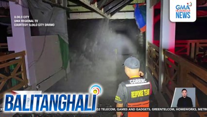 Ilang coastal barangays at kalsada, binaha dahil sa malakas na hangin at alon dulot ng Bagyong #UwanPH | Balitanghali