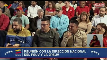 Jefe de Estado lidera jornada de trabajo con la Dirección Nacional del PSUV y JPSUV