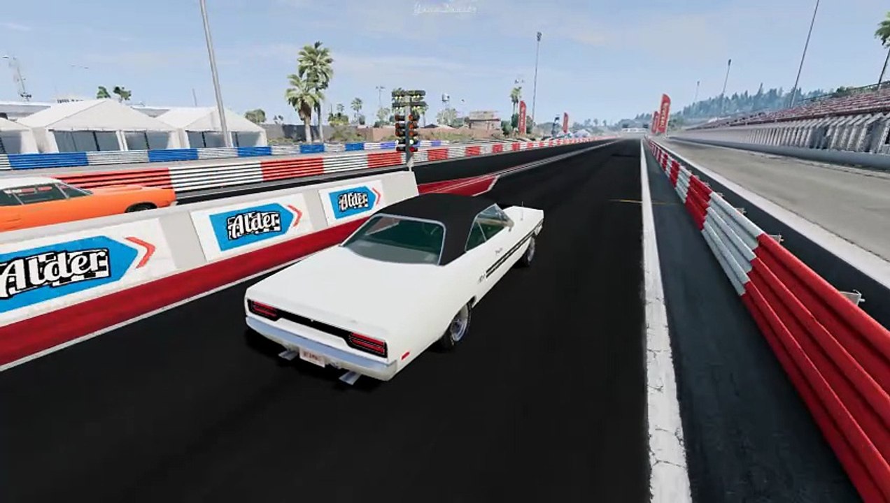 1970 Plymouth GTX vs 1969 Dodge Coronet RT (BeamNG Drive)