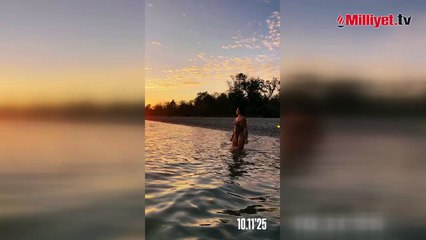 Kasım ayında denize girdi! Eski Survivor yarışmacısı şaşırttı