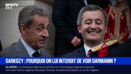 Après sa mise en liberté, Nicolas Sarkozy n'aura pas le droit d'entrer en contact avec Gérald Darmanin