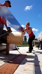 Lumberjack FAIL! Two-Man Crosscut Saw Race Goes Wrong 🤯 | Wood Cutting Competition