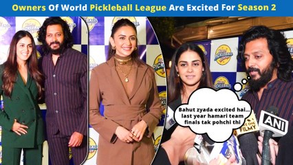 Bollywood Stars Riteish-Genelia & Rakul Preet Singh Share Excitement For World Pickleball League S2