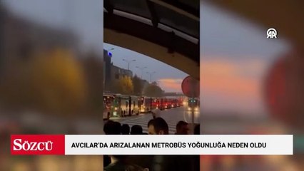 İstanbul'da yağmur etkili oldu, trafikte yoğunluk yaşandı