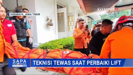 Kecelakaan Kerja, Seorang Teknisi di Surabaya Tewas Terjepit Saat Perbaiki Lift | SAPA PAGI