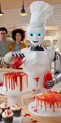 AI Robot Becomes a Baker but Fills Cakes with Ketchup 🎂🤖 | Funny Kitchen Fail | Everyday with AI