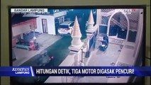 Hitungan Detik, Tiga Motor Digasak Pencuri!