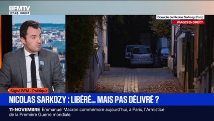ÉDITO - Nicolas Sarkozy remis en liberté, "le combat judiciaire est loin d'être terminé"