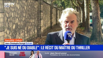 SIGNÉ BFM - "Je suis né du diable", le dernier livre de Jean-Christophe Grangé qui raconte son histoire familiale