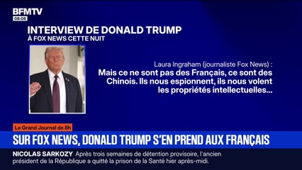 Accueil des étudiants étrangers aux États-Unis: "Nous avons eu beaucoup de problèmes avec les Français", déclare Donald Trump sur Fox News
