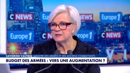 Catherine Vautrin : «Le budget de l'armée représente 57 millards d'euros»