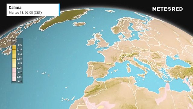 La calima vendrá acompañada de lluvias de barro