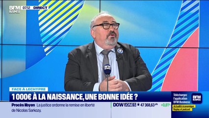 Emmanuel Lechypre face à Jean-Marc Daniel : 1 000 euros à la naissance, une bonne idée ? - 11/11