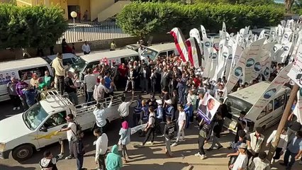 مظاهرة حب في الإسكندرية دعمًا لحزب مستقبل وطن