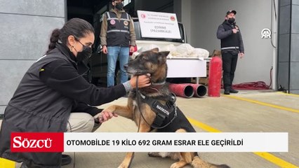 Pazarkule Sınır Kapısı'nda otomobilde 19 kilo esrar yakalandı