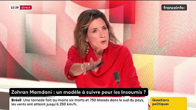 Manuel Bompard, invité de Questions politiques sur France Inter et Franceinfo