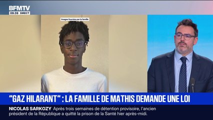"Nous allons proposer à Gérald Darmanin de légiférer sur l'interdiction de la détention du protoxyde d'azote", explique l'avocat des parents de Mathis, un jeune homme tué par un chauffard