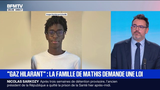 Nous allons proposer à Gérald Darmanin de légiférer sur l'interdiction de la détention du protoxyde d'azote , explique l'avocat des parents de Mathis, un jeune homme tué par un chauffard