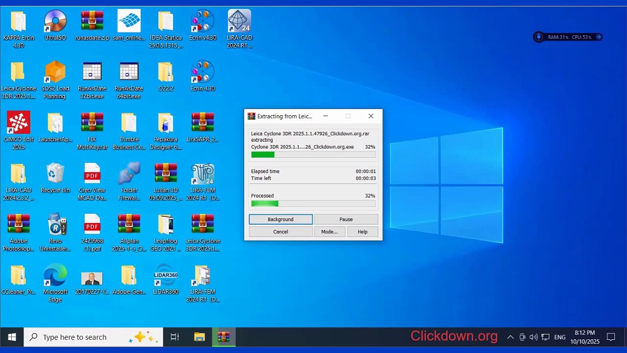 How to install Leica Cyclone 3DR 2025.1.1.47926 full