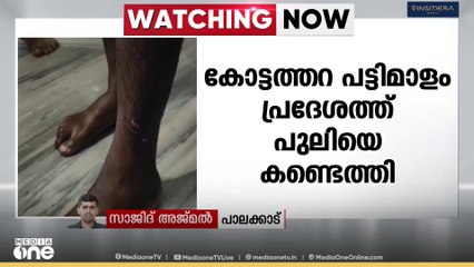 അട്ടപ്പാടിയിൽ ബൈക്ക് യാത്രികരെ ആക്രമിച്ചത് പുലി തന്നെ; പട്ടിമാളം പ്രദേശത്ത് പുലിയെ കണ്ടെത്തി