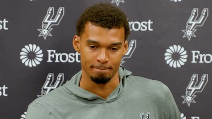 Spurs - Wembanyama : “Nous sommes là où nous voulons être”