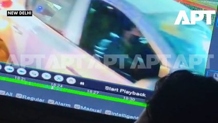 Moments Before the Explosion: CCTV Shows White Hyundai i20 Parked Near Red Fort for 3 Hours | APT
