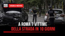 A Roma 7 vittime della strada in 10 giorni