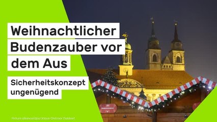 Weihnachtsmarkt-Absage in Magdeburg?: Sicherheitskonzept ungenügend - weihnachtlicher Budenzauber vor dem Aus
