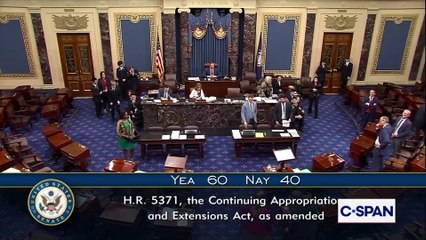 El Senado de EEUU aprueba la propuesta para reabrir el Gobierno