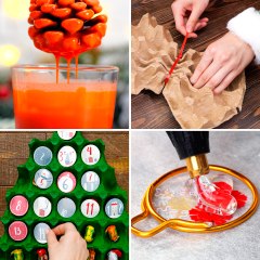 Turn trash into cool Christmas decorations with easy DIY hacks!