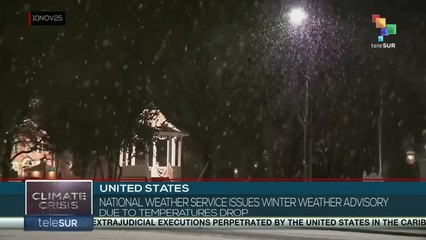 United States: National Weather Service issues winter weather advisory due to temperatures drop