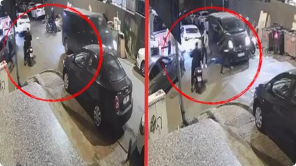 Şişli’de trafik kavgasında minibüsteki 2 kişiyi bıçakladı; o anlar kamerada