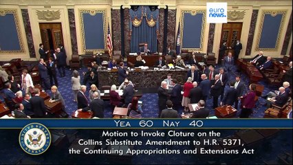 سنای آمریکا لایحه پایان تعطیلی دولت را تصویب کرد