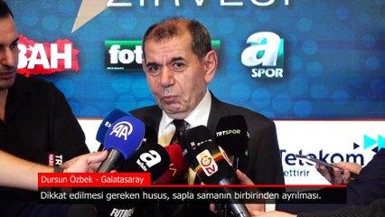 Dursun Özbek: Dikkat edilmesi gereken husus, sapla samanın birbirinden ayrılması