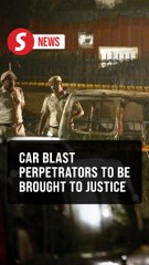 Modi vows 'not to spare' those behind Delhi car blast