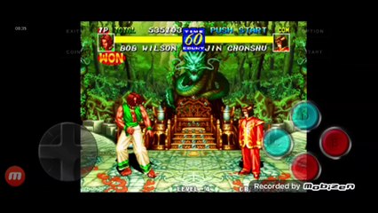 Fatal Fury 3 Bob Wilson vs Jin Chonshu final falas traduzidas para o português Br