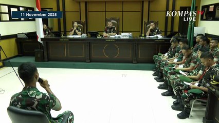 [FULL] Oditur-Hakim Cecar Saksi soal Perlakuan Terdakwa ke Prada Lucky di Sidang