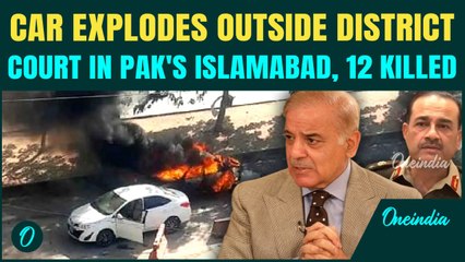Islamabad Bomb Blast BREAKING: 12 KILLED as Car EXPLODES in Pak Hours After Delhi 10/11 Attack