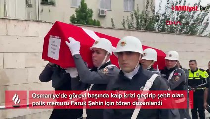 Görevi başında kalp krizi geçiren polis memuru şehit oldu