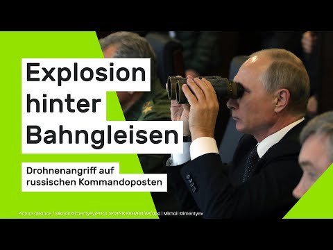 Ukraine-Krieg aktuell: Explosion hinter Bahngleisen - Drohnenangriff auf Kommandoposten